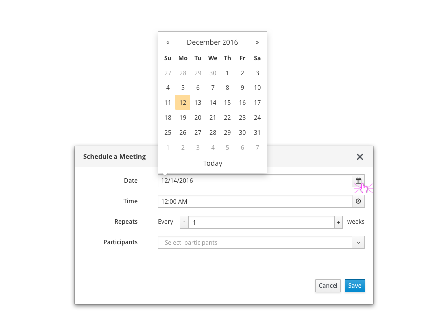 Bound Data Input