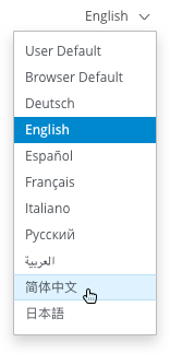 Language Selector Combobox