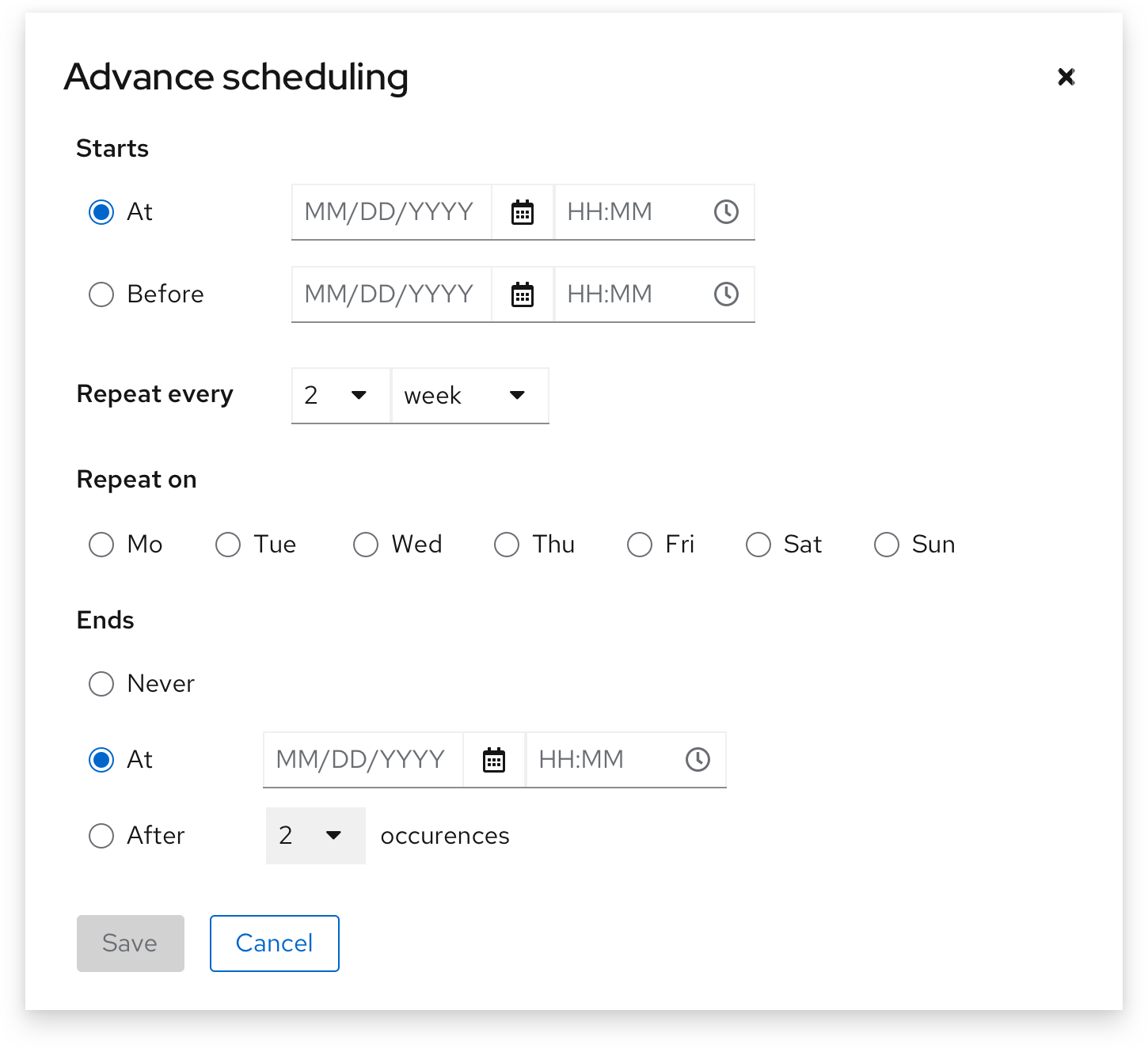 PatternFly 4 • Date picker