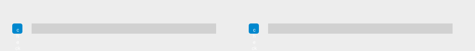 Example of data inputs arranged in a horizontal placement