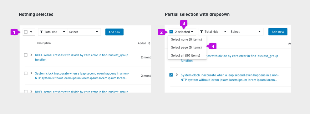 bulk selector