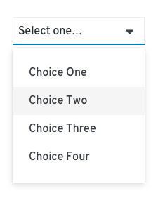 Single select